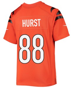 Hayden Hurst 88 Cincinnati Bengals Super Bowl LVII Champions Youth Alternate Game Jersey - Black