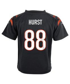 Hayden Hurst 88 Cincinnati Bengals Super Bowl LVII Champions Youth Game Jersey - Black