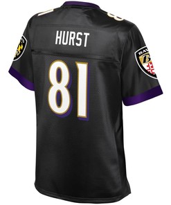 Hayden Hurst Baltimore Ravens Nfl Pro Line Womens Alternate Player Jersey - Black