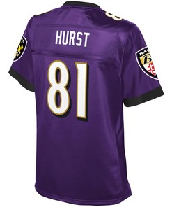 Hayden Hurst Baltimore Ravens Nfl Pro Line Womens Player Jersey - Purple
