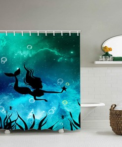 Heavy Duty and Waterproof Shower Curtain Fabric for Modern Bathroom Decor