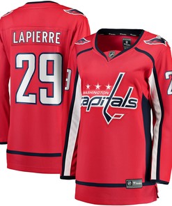 Hendrix Lapierre Washington Capitals Fanatics Branded Womens Home Breakaway Player Jersey - Red Nhl