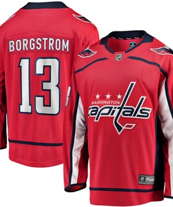 Henrik Borgstrom Washington Capitals Fanatics Branded Home Breakaway Player Jersey - Red Nhl