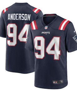 Henry Anderson New England Patriots Game Jersey - Navy Nfl