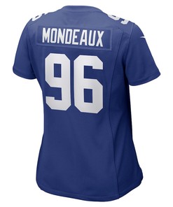 Henry Mondeaux New York Giants Women's Game Player Jersey - Royal