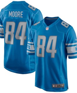 Herman Moore Detroit Lions Nike Game Retired Player Jersey - Blue