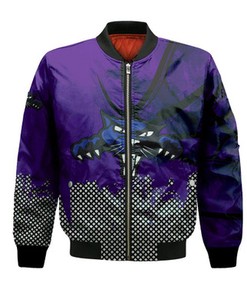 High Point Panthers Bomber Jacket Basketball Net Grunge Pattern- NCAA