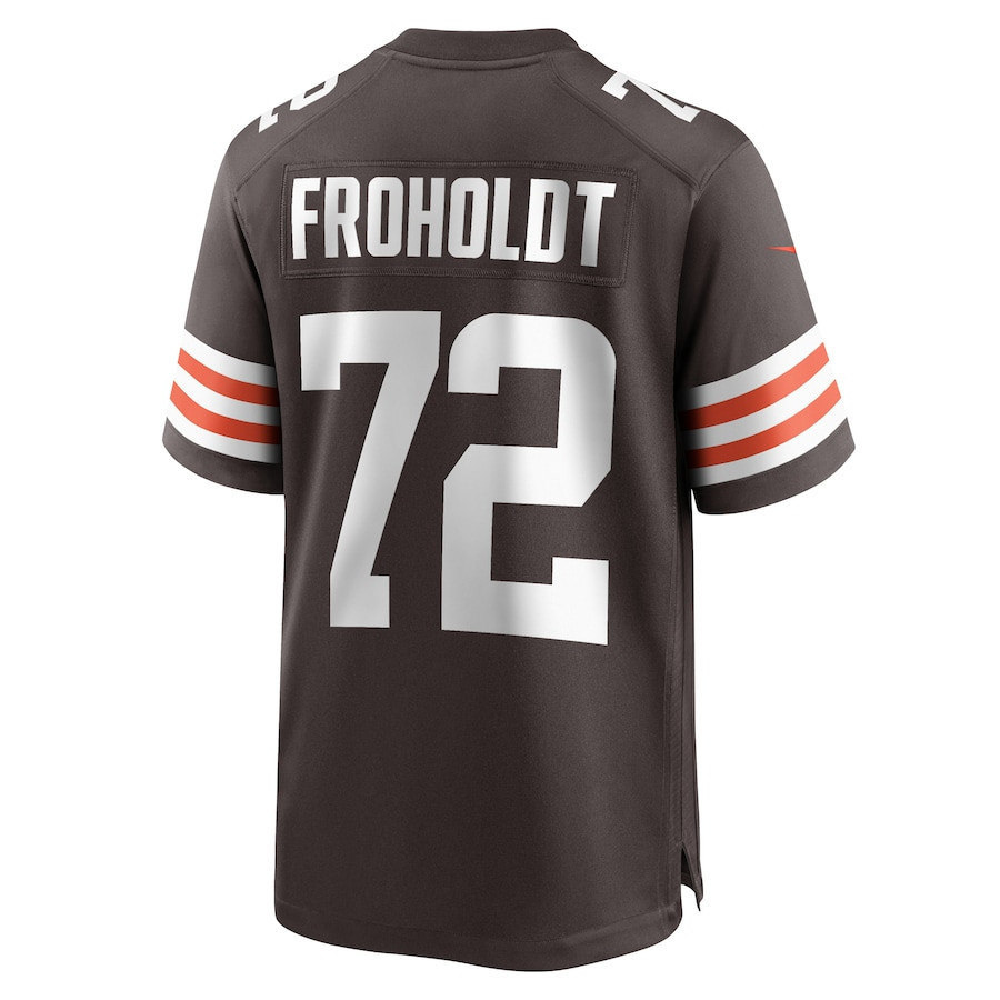 Hjalte Froholdt Cleveland Browns Game Player Jersey - Brown