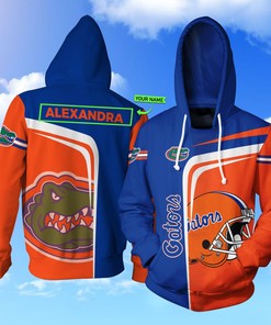 Ho88 3D Hoodie Florida Gators 3D All Over Print Zip Hoodie Gifts for NCAA Fans