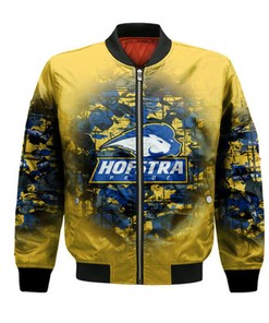 Hofstra Pride Bomber Jacket Camouflage Vintage  - NCAA