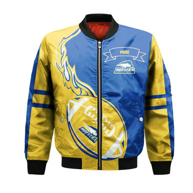 Hofstra Pride Bomber Jacket Flame Ball - NCAA
