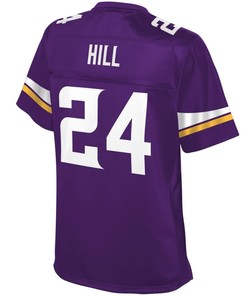 Holton Hill Minnesota Vikings Nfl Pro Line Womens Player Jersey - Purple