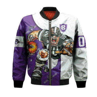 Holy Cross Crusaders Bomber Jacket Football Go On - NCAA