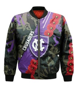 Holy Cross Crusaders Bomber Sport Style Keep Go on- NCAA