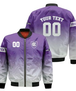 Holy Cross Crusaders Fadded Bomber Jacket - NCAA