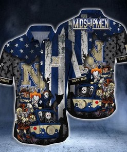 Horror Movies Navy Midshipmen Hawaiian Shirt