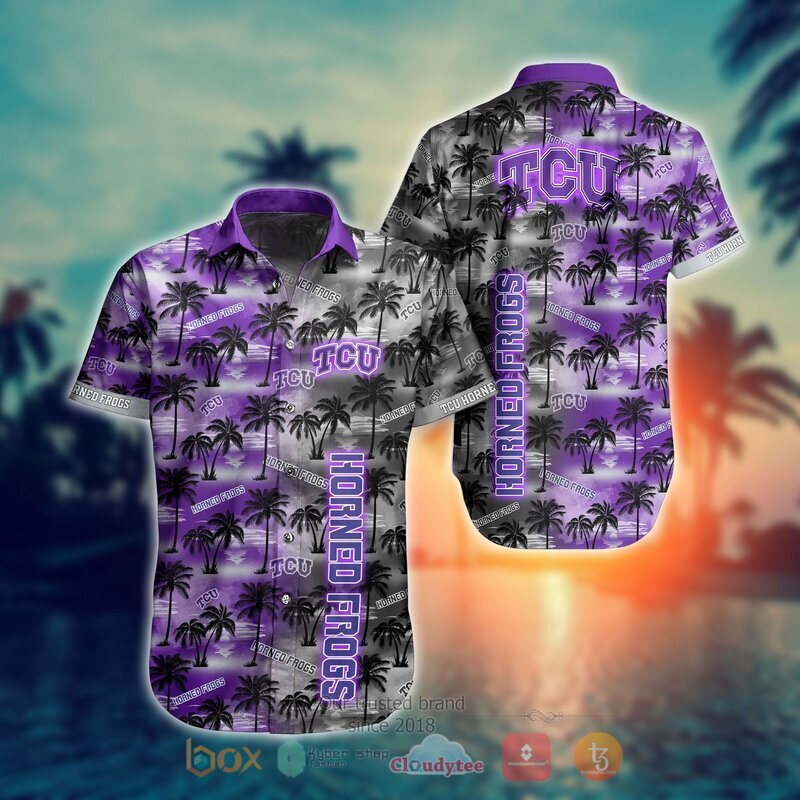 Hot NCAA Tcu Horned Frogs Coconut Hawaiian Shirt