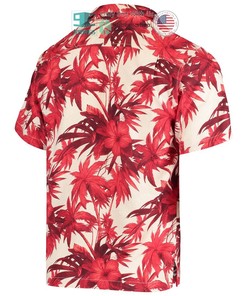 Hot Washington State Cougars Tommy Bahama Harbor Island Hibiscus Crimson Hawaii Shirt