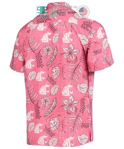 Hot Washington State Cougars Wes & Willy Vintage Floral Crimson Hawaii Shirt