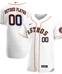 Houston Astros Home Pick-a-player Retired Roster Authentic Jersey - White Custom Jerseys Mlb