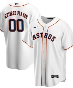 Houston Astros Home Pick-a-player Retired Roster Replica Jersey - White Custom Jerseys Mlb