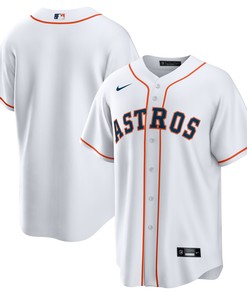 Houston Astros Home Replica Team Jersey - White Mlb Ver 1