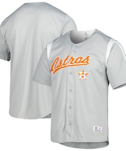 Houston Astros Stitches Chase Jersey - Gray Mlb