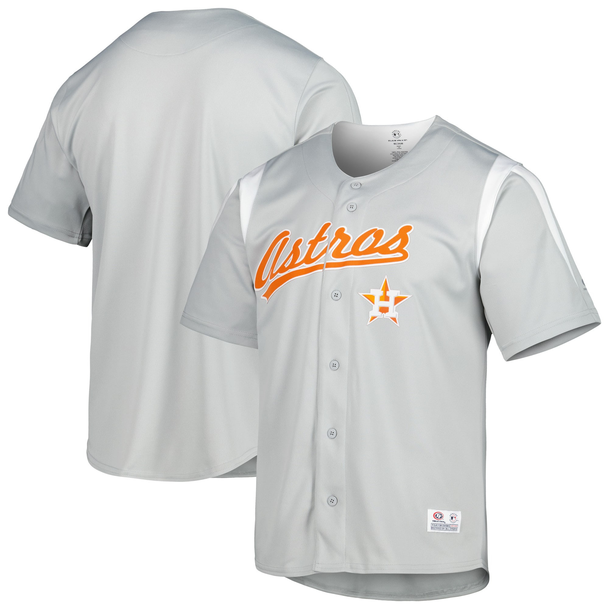 Houston Astros Stitches Chase Jersey - Gray Mlb