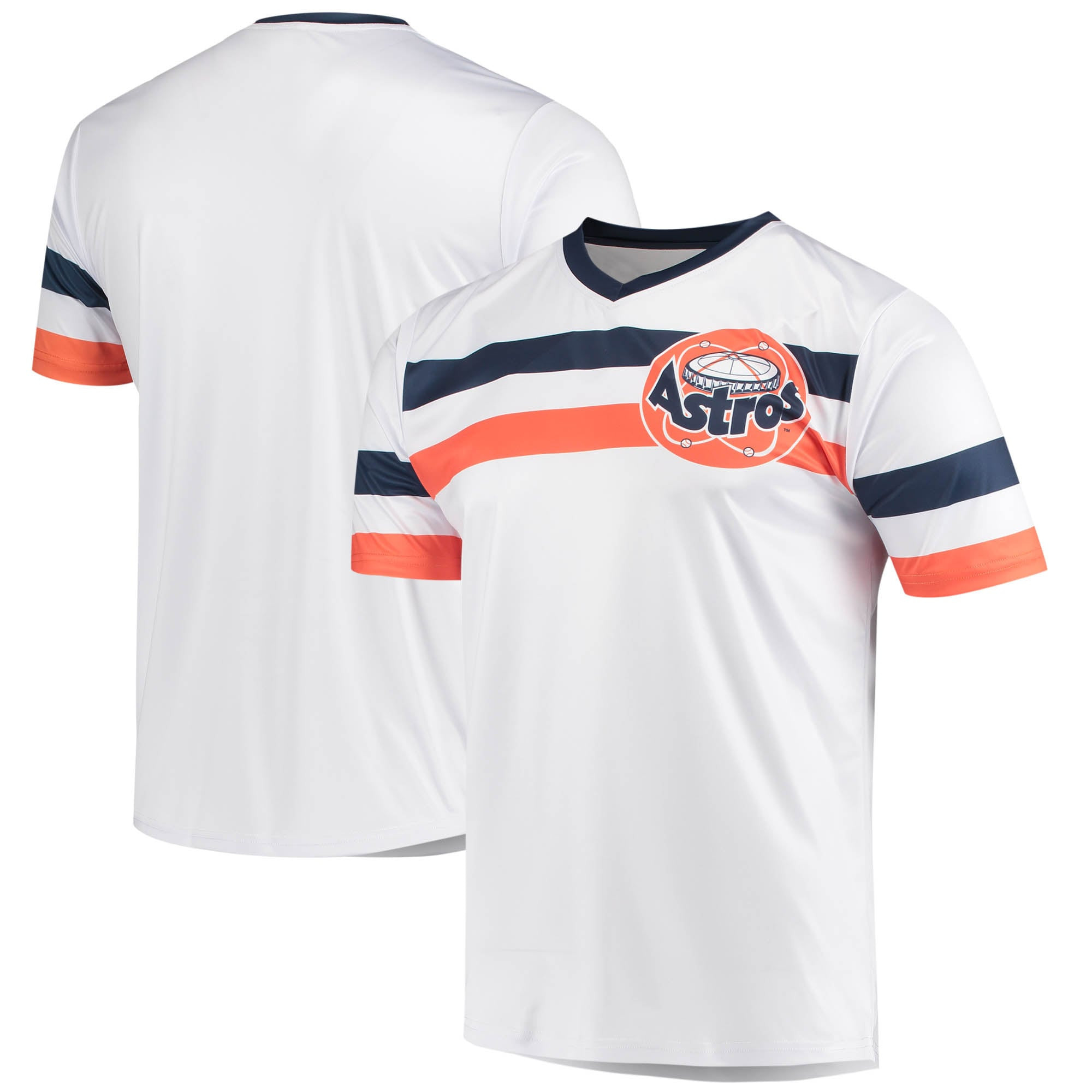 Houston Astros Stitches Cooperstown Collection V-neck Jersey - White Mlb