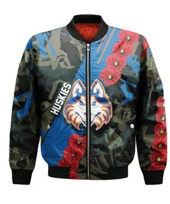 Houston Baptist Huskies Bomber Sport Style Keep Go on- NCAA