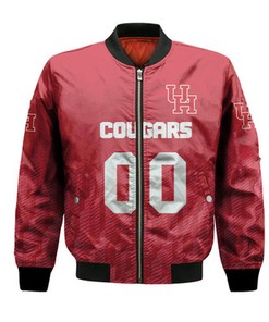 Houston Cougars Bomber Jacket Logo Sport Ombre  - NCAA