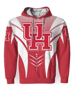 Houston Cougars Football American Day Sport Teams Champion Printed Pullover 3D Hoodie