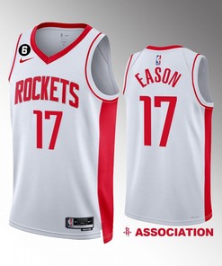 Houston Rockets 2022-23 Tari Eason 17 Association Edition White Jersey Swingman