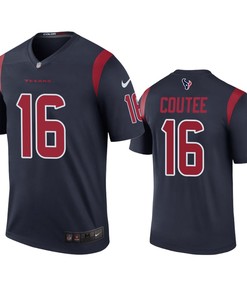 Houston Texans #16 Keke Coutee Navy Color Rush Legend Jersey - Mens