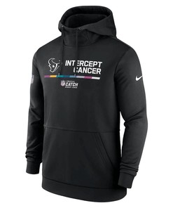 Houston Texans 2022 NFL Crucial Catch Therma Performance Pullover Hoodie - Black