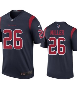 Houston Texans #26 Lamar Miller Navy Color Rush Legend Jersey - Mens