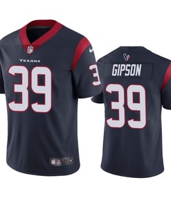 Houston Texans #39 Tashaun Gipson Navy Vapor Untouchable Limited Jersey - Mens