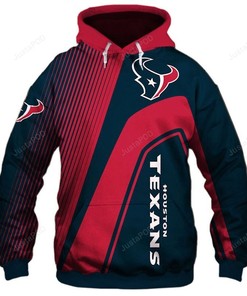 Houston Texans 3D Hoodie Zip Hoodie