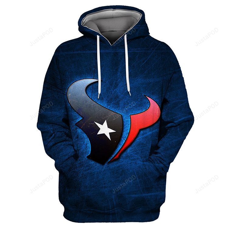 Houston Texans 3D Hoodie Zip Hoodie Style 5