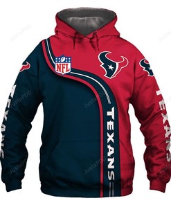 Houston Texans 3D Hoodie Zip Hoodie Style 9