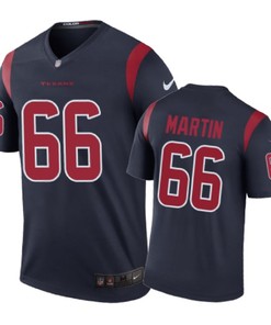 Houston Texans #66 Nick Martin Nike Color Rush Navy Jersey
