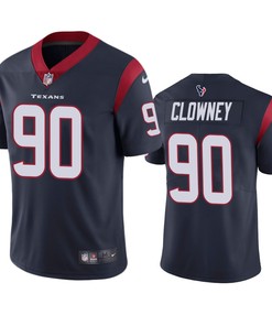 Houston Texans #90 Jadeveon Clowney Navy Vapor Untouchable Limited Jersey - Mens