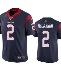 Houston Texans Aj Mccarron Navy 100th Season Vapor Limited Jersey
