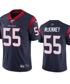 Houston Texans Benardrick Mckinney Navy 100th Season Vapor Limited Jersey