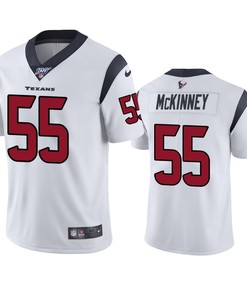 Houston Texans Benardrick Mckinney White 100th Season Vapor Limited Jersey