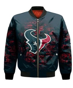 Houston Texans Bomber Jacket Camouflage Vintage  - NFL