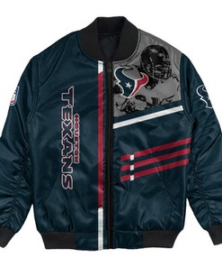 Houston Texans Bomber Jacket Personalized Football For Fan- NFL