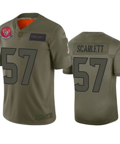 Houston Texans Brennan Scarlett Camo 2019 Salute To Service Limited Jersey