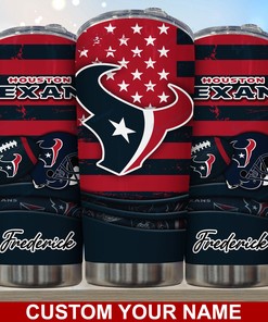 Houston Texans Custom Name Tumbler Limited Edition, Personalized Tumbler for Texans Fans