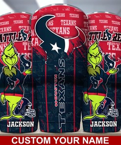 Houston Texans Custom Name Tumbler for Fans